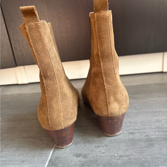 Sandro tan suede booties - Picture 3 of 5